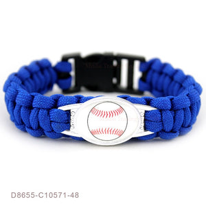 AKA 1908 Puerto Rico Flag Baseball Starfish Beach Railway Crossing I Love You to the Moon and Back Survival Paracord Bracelets