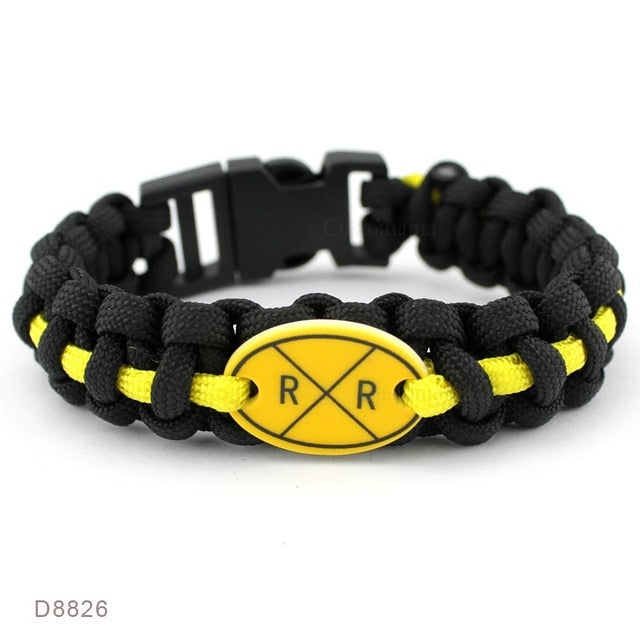 AKA 1908 Puerto Rico Flag Baseball Starfish Beach Railway Crossing I Love You to the Moon and Back Survival Paracord Bracelets