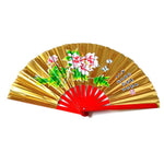 Chinese traditional Tai chi pattern Kung fu fan bamboo folding  fan for Wu shu 33cm fan frame for men and women