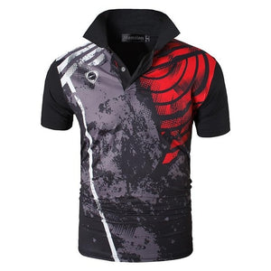 jeansian Men's Sport Tee Polo Shirts Poloshirts Casual Wear Golf Tennis Badminton Dry Fit Short Sleeve LSL224