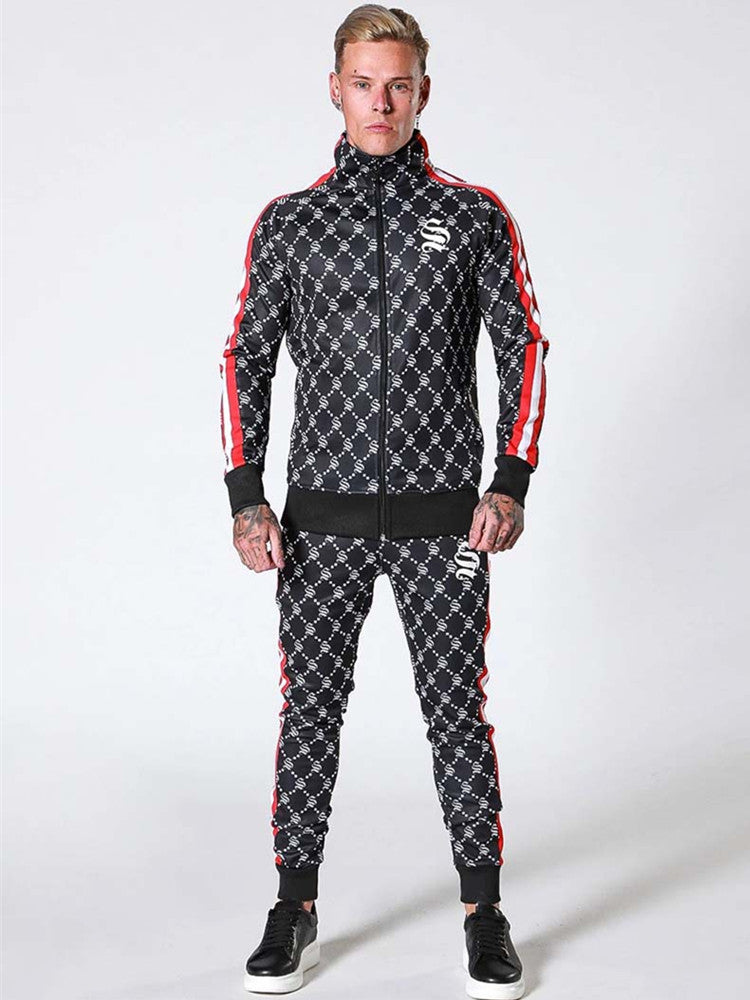 Tracksuit Sport Gyms Running Men Set Sport wear Mens Top Fitness Bodybuilding Male Sport Suit Hoodied+Pants Joggers Tracksuit