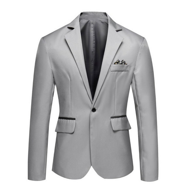 HEFLASHOR Men's Casual Blazers Jacket Coats Men Business 2019 Blazer suit Masculino Slim Fit clothes Hombre Terno heren colberts