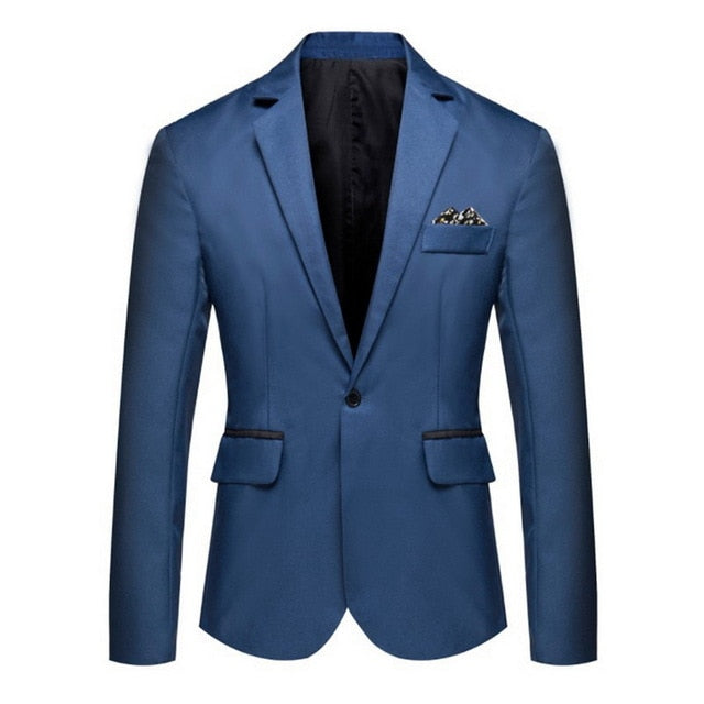 HEFLASHOR Men's Casual Blazers Jacket Coats Men Business 2019 Blazer suit Masculino Slim Fit clothes Hombre Terno heren colberts