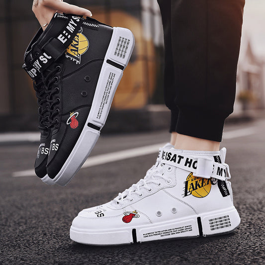 Hot Sale Superstar Fashion Printed High top Sneakers Men Skateboard Shoes Autumn Outdoor Warm Sport Shoes Men deportivas hombre