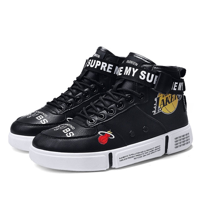 Hot Sale Superstar Fashion Printed High top Sneakers Men Skateboard Shoes Autumn Outdoor Warm Sport Shoes Men deportivas hombre