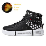 Hot Sale Superstar Fashion Printed High top Sneakers Men Skateboard Shoes Autumn Outdoor Warm Sport Shoes Men deportivas hombre