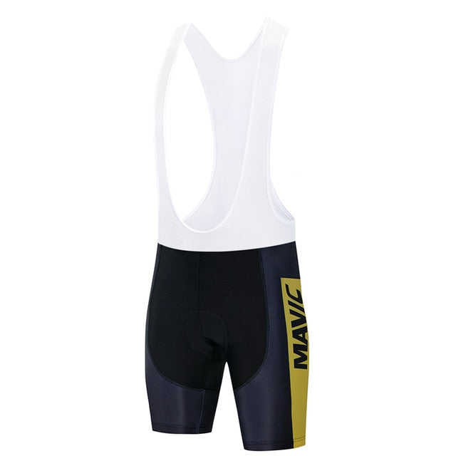 Mavic Pro Team 2019 New Cycling 9D GEL Pad Bib Shorts MTB Quick Dry Breathable Padded Sport Bike Wear Bicycle Lycra