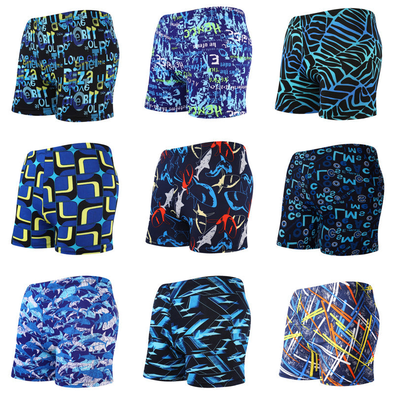 Men's Printing Swimming Trunks Swimwear Swim Sport Briefs Swimsuit Beach Boexer Shorts Wear Bathing Suit maillot de bain