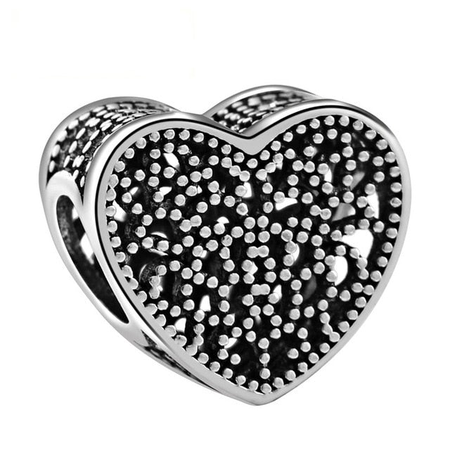 wholesale Diy 925 sterling silver original spacer beads for jewelry making Fit pandora charm bracelet w499-278