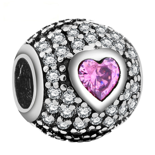 wholesale Diy 925 sterling silver original spacer beads for jewelry making Fit pandora charm bracelet w499-278