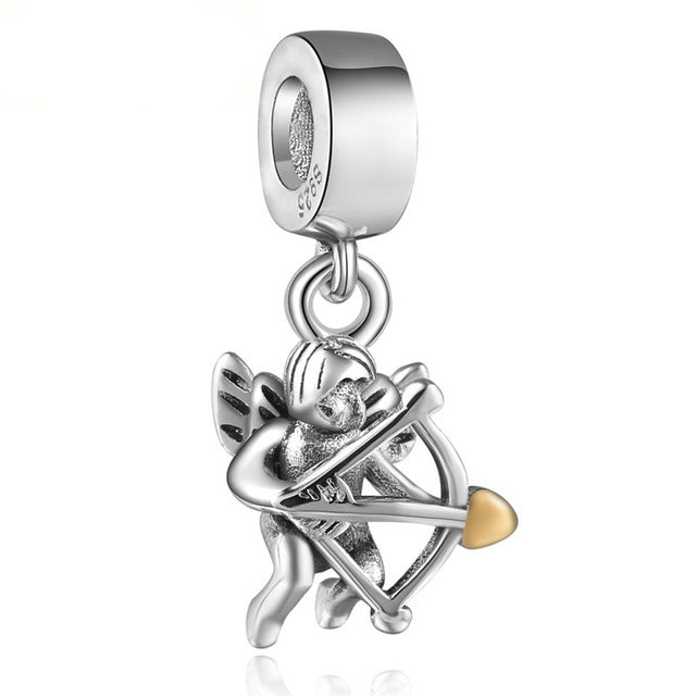 wholesale Diy 925 sterling silver original spacer beads for jewelry making Fit pandora charm bracelet w499-278