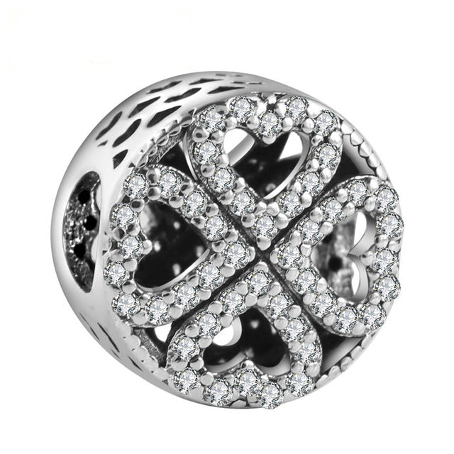 wholesale Diy 925 sterling silver original spacer beads for jewelry making Fit pandora charm bracelet w499-278
