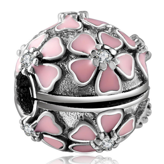 wholesale Diy 925 sterling silver original spacer beads for jewelry making Fit pandora charm bracelet w499-278