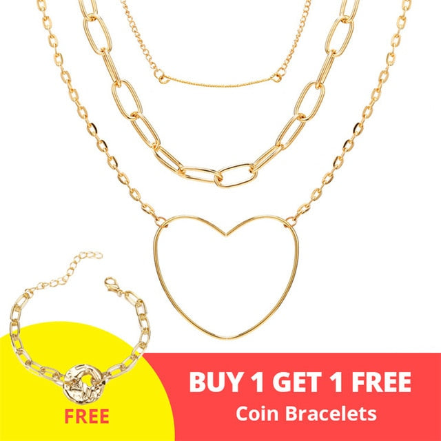 Vintage Gold Portrait Coin Pearl Pendant Necklaces For Women Bohemia Fashion Multi-layer Pearl Long Necklace 2020 Jewelry