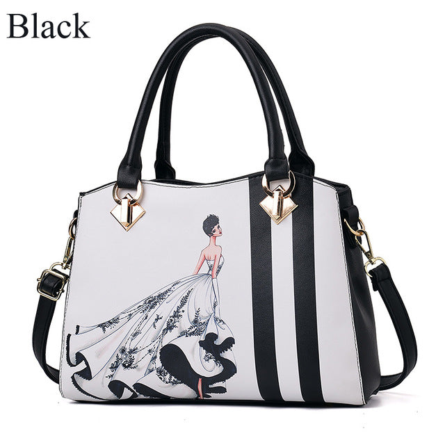 ZMQN Women Handbag Famous Brand Luxury Bags For Women 2020 Designer Handbag Ladies Hand Bags Leather Crossbody Bag Printing A713