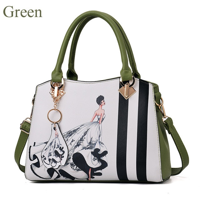 ZMQN Women Handbag Famous Brand Luxury Bags For Women 2020 Designer Handbag Ladies Hand Bags Leather Crossbody Bag Printing A713