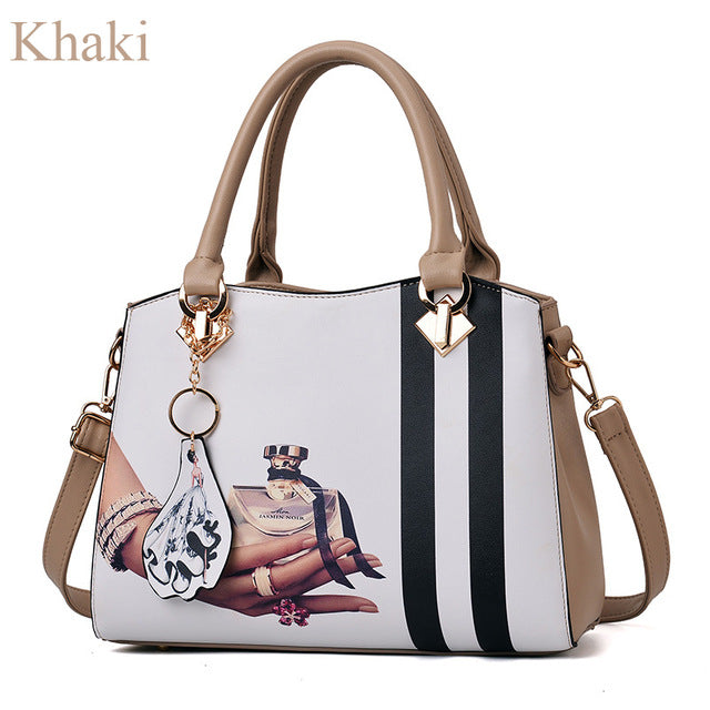 ZMQN Women Handbag Famous Brand Luxury Bags For Women 2020 Designer Handbag Ladies Hand Bags Leather Crossbody Bag Printing A713