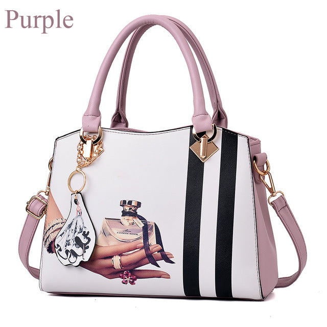 ZMQN Women Handbag Famous Brand Luxury Bags For Women 2020 Designer Handbag Ladies Hand Bags Leather Crossbody Bag Printing A713