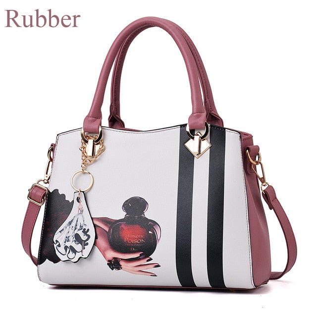 ZMQN Women Handbag Famous Brand Luxury Bags For Women 2020 Designer Handbag Ladies Hand Bags Leather Crossbody Bag Printing A713