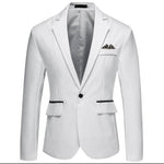 Suit Men Jacket 2020 New Men Handsome Young Student Small Suit Slim Fit Blazer Men Fashion Business Casual Dress Blazer Coat