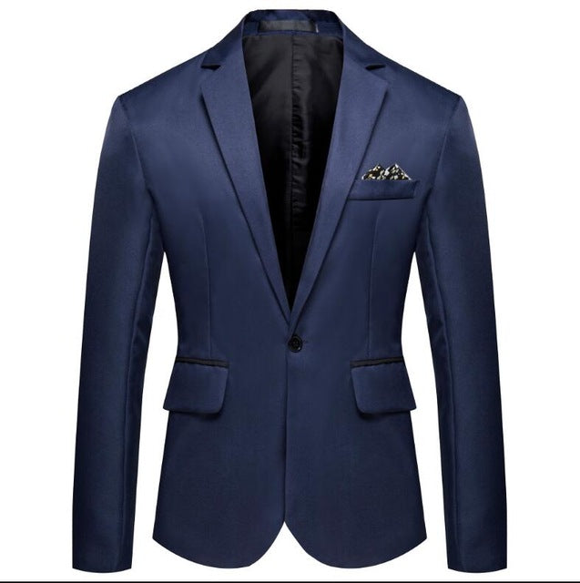 Suit Men Jacket 2020 New Men Handsome Young Student Small Suit Slim Fit Blazer Men Fashion Business Casual Dress Blazer Coat