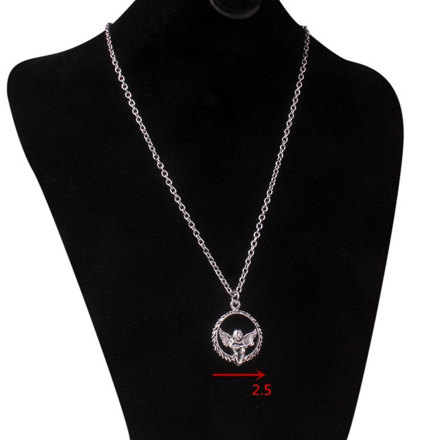 stainless steel chain 3mm trendy angel Play rabbit head tiger unicorn Necklace women unisex jewelry new punk flame necklaces men