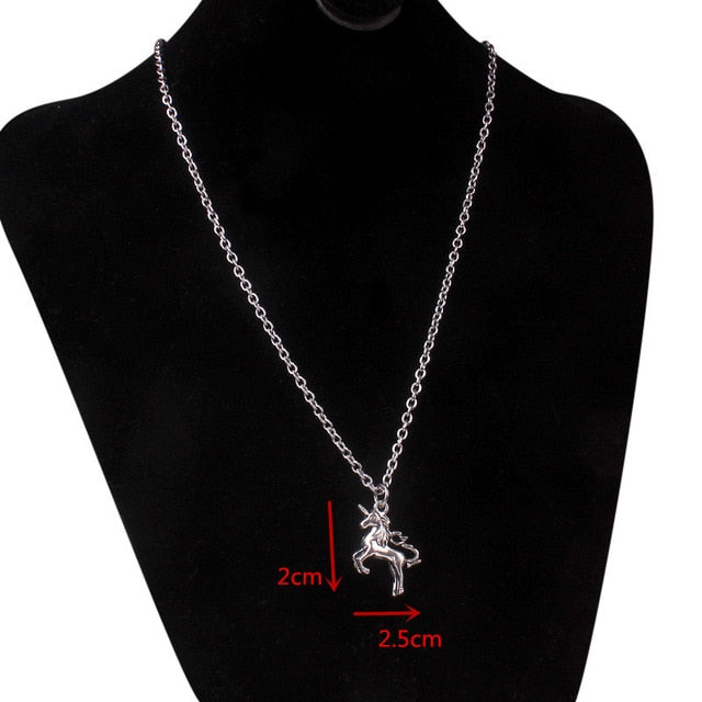 stainless steel chain 3mm trendy angel Play rabbit head tiger unicorn Necklace women unisex jewelry new punk flame necklaces men