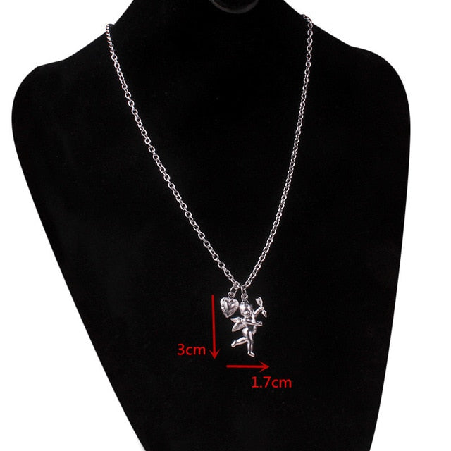stainless steel chain 3mm trendy angel Play rabbit head tiger unicorn Necklace women unisex jewelry new punk flame necklaces men