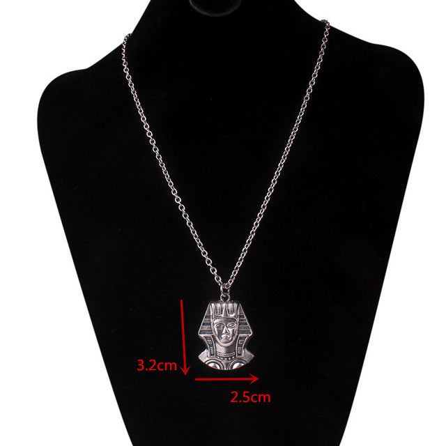 stainless steel chain 3mm trendy angel Play rabbit head tiger unicorn Necklace women unisex jewelry new punk flame necklaces men