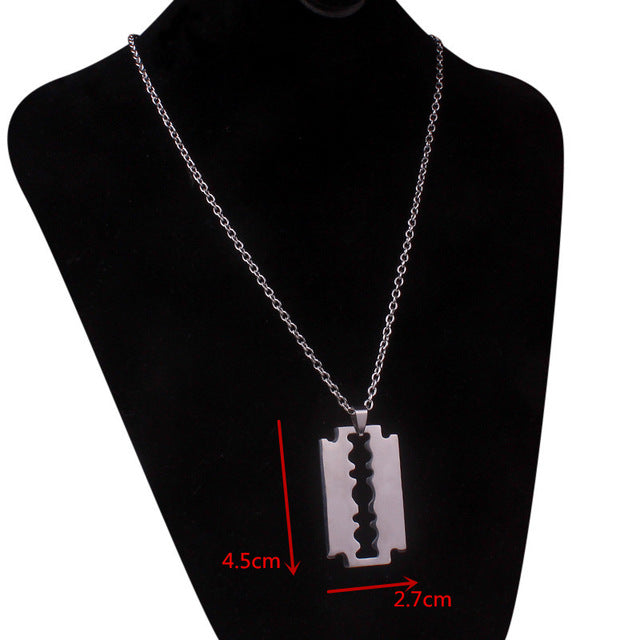 stainless steel chain 3mm trendy angel Play rabbit head tiger unicorn Necklace women unisex jewelry new punk flame necklaces men