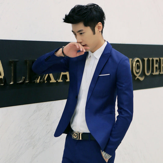 Fashion Brand New Hot Sales Mens Solid Color Classic Fashion Formal Business Suit Blazer Slim Fit Luxury Coat Jacket