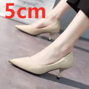 Cresfimix Women Fashion Sweet High Quality Slip on High Heels Ladies Casual Green Summer High Heel Shoes & Pumps Zapatos B9114