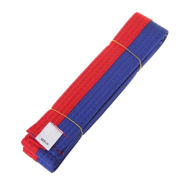 9 colors Professional Taekwondo Belt Karate Judo Double Wrap Martial Arts Stripe Sports Belt 1.8m/2.8m