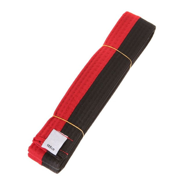 9 colors Professional Taekwondo Belt Karate Judo Double Wrap Martial Arts Stripe Sports Belt 1.8m/2.8m