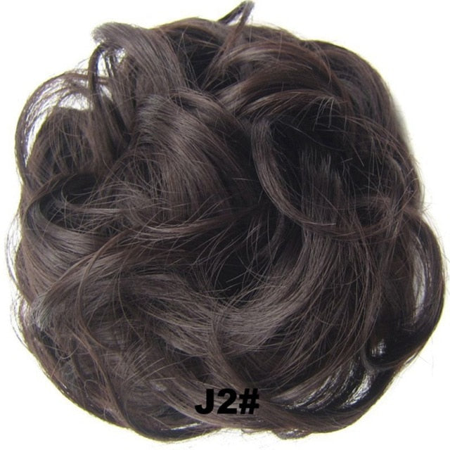 Women Ladies High Temperature Filament Elastic Wave Curly Synthetic Hairpieces Wrap Hair Accessories For Women Girls