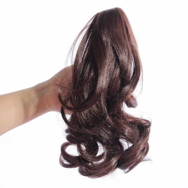 Women Ladies High Temperature Filament Elastic Wave Curly Synthetic Hairpieces Wrap Hair Accessories For Women Girls