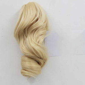 Women Ladies High Temperature Filament Elastic Wave Curly Synthetic Hairpieces Wrap Hair Accessories For Women Girls