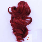 Women Ladies High Temperature Filament Elastic Wave Curly Synthetic Hairpieces Wrap Hair Accessories For Women Girls