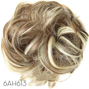 Women Ladies High Temperature Filament Elastic Wave Curly Synthetic Hairpieces Wrap Hair Accessories For Women Girls