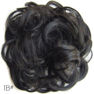 Women Ladies High Temperature Filament Elastic Wave Curly Synthetic Hairpieces Wrap Hair Accessories For Women Girls