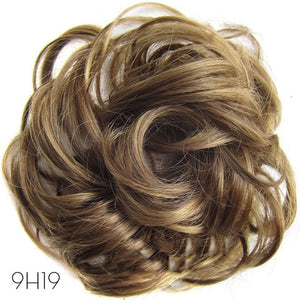 Women Ladies High Temperature Filament Elastic Wave Curly Synthetic Hairpieces Wrap Hair Accessories For Women Girls