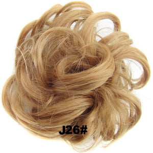 Women Ladies High Temperature Filament Elastic Wave Curly Synthetic Hairpieces Wrap Hair Accessories For Women Girls