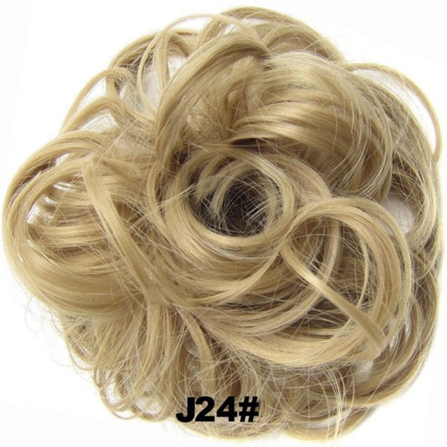 Women Ladies High Temperature Filament Elastic Wave Curly Synthetic Hairpieces Wrap Hair Accessories For Women Girls