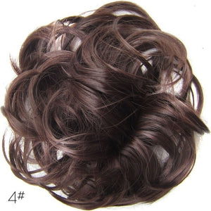 Women Ladies High Temperature Filament Elastic Wave Curly Synthetic Hairpieces Wrap Hair Accessories For Women Girls