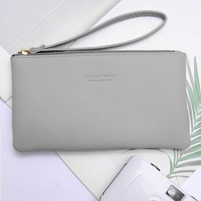 Women Wallet Long Fashion Zipper Clutch Hand Bag 2019 New Mobile Phone Bag Card Holder Coin Purse Thin Wallet
