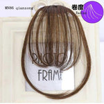 LVHAN air bangs pure bangs hair extension synthetic wig natural black light brown dark brown black high temperature fiber