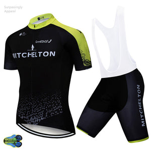 Pro Team Cycling Jersey MITCHELTON Summer Ropa Ciclismo Sport MTB Bike Maillot Bicycle Wear BIB Shorts 9D Gel Cycling Clothing