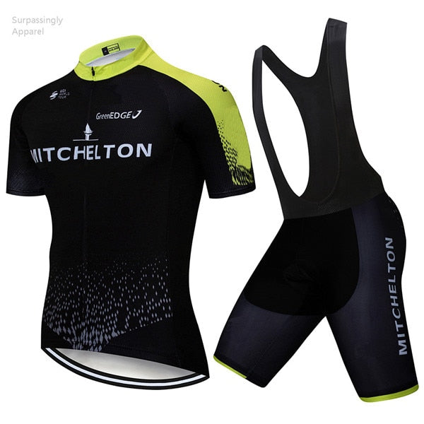 Pro Team Cycling Jersey MITCHELTON Summer Ropa Ciclismo Sport MTB Bike Maillot Bicycle Wear BIB Shorts 9D Gel Cycling Clothing