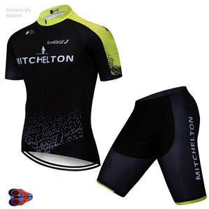 Pro Team Cycling Jersey MITCHELTON Summer Ropa Ciclismo Sport MTB Bike Maillot Bicycle Wear BIB Shorts 9D Gel Cycling Clothing
