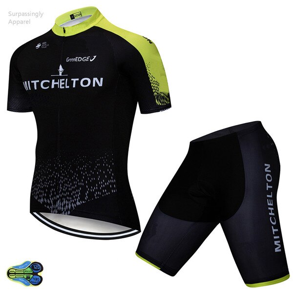 Pro Team Cycling Jersey MITCHELTON Summer Ropa Ciclismo Sport MTB Bike Maillot Bicycle Wear BIB Shorts 9D Gel Cycling Clothing